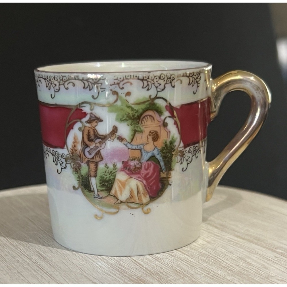 Vintage Lefton China‎ Teacup Hand-Painted Design